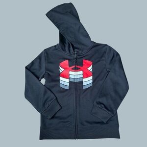 Under Armour Kids Hoodie with Red and Gray Logo